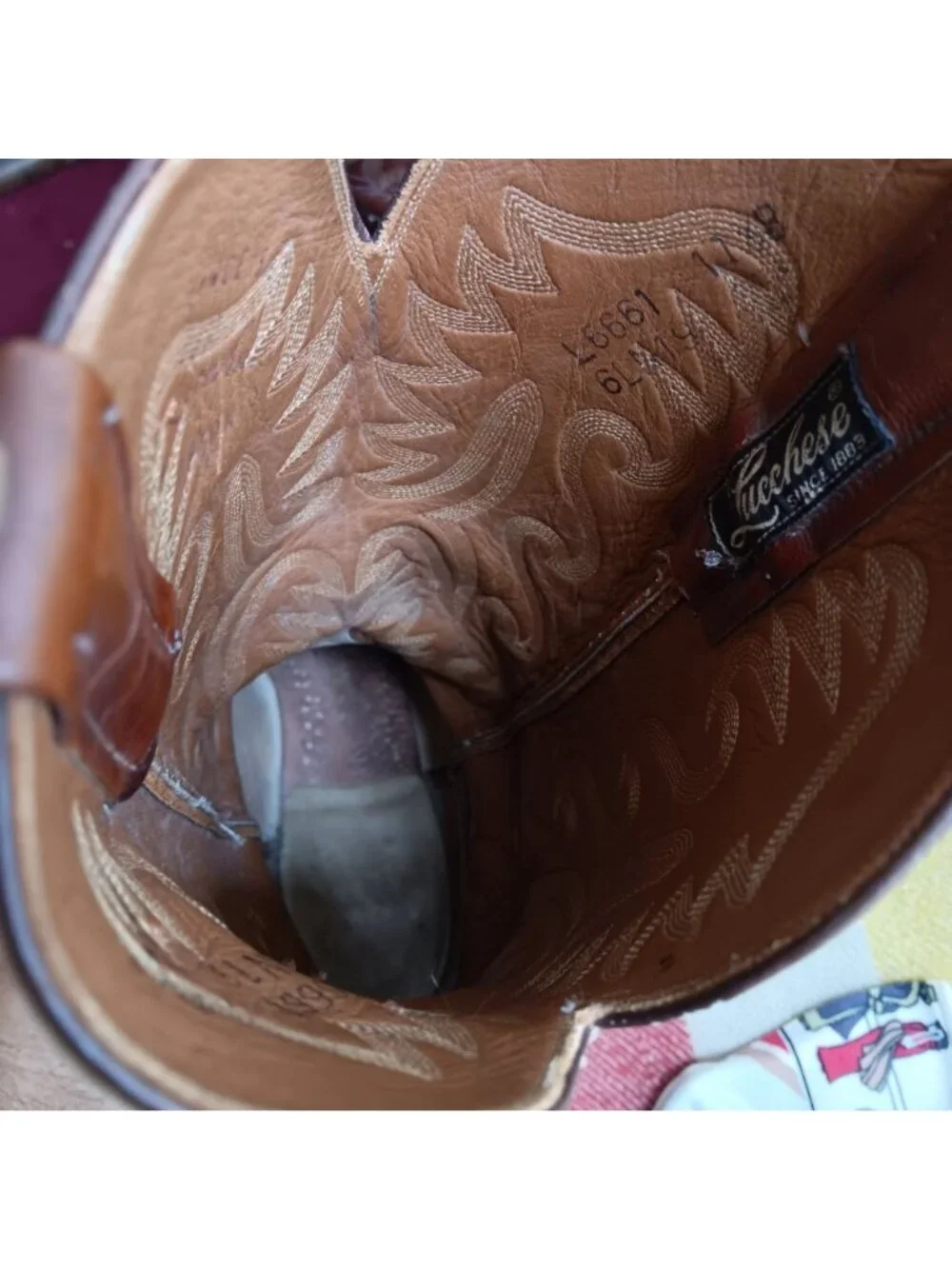 Vintage Lucchese L6661 Cowboy Boots 11.5B Mens Classic  San Antonio 1883